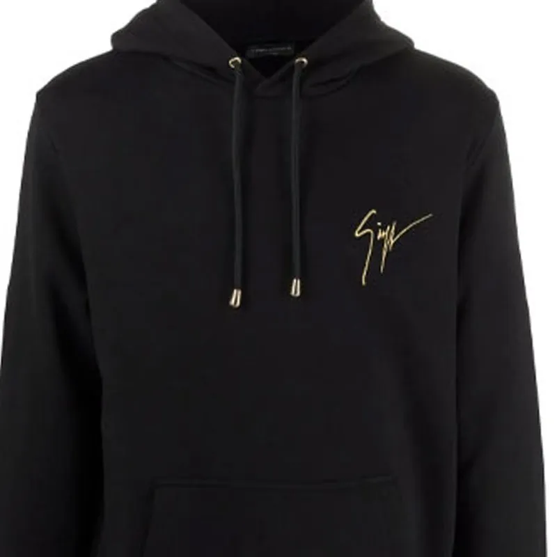 Giuseppe Zanotti Embroidered Logo Drawstring Hoodie-4