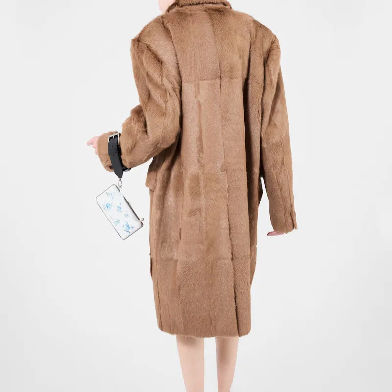 PRADA Coat Women's Beige Yellow-2