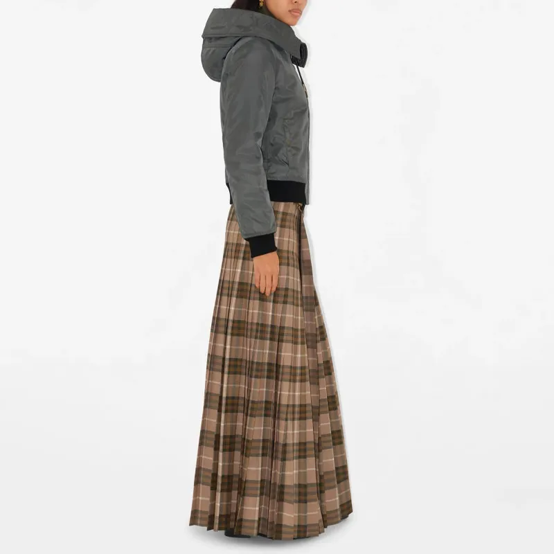 Burberry Logo Embroidered Hooded Jacket-3