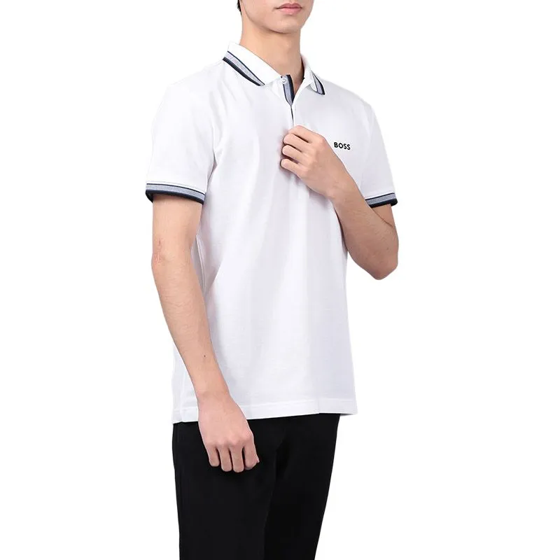 HUGO BOSS Polo Shirts Men White-4