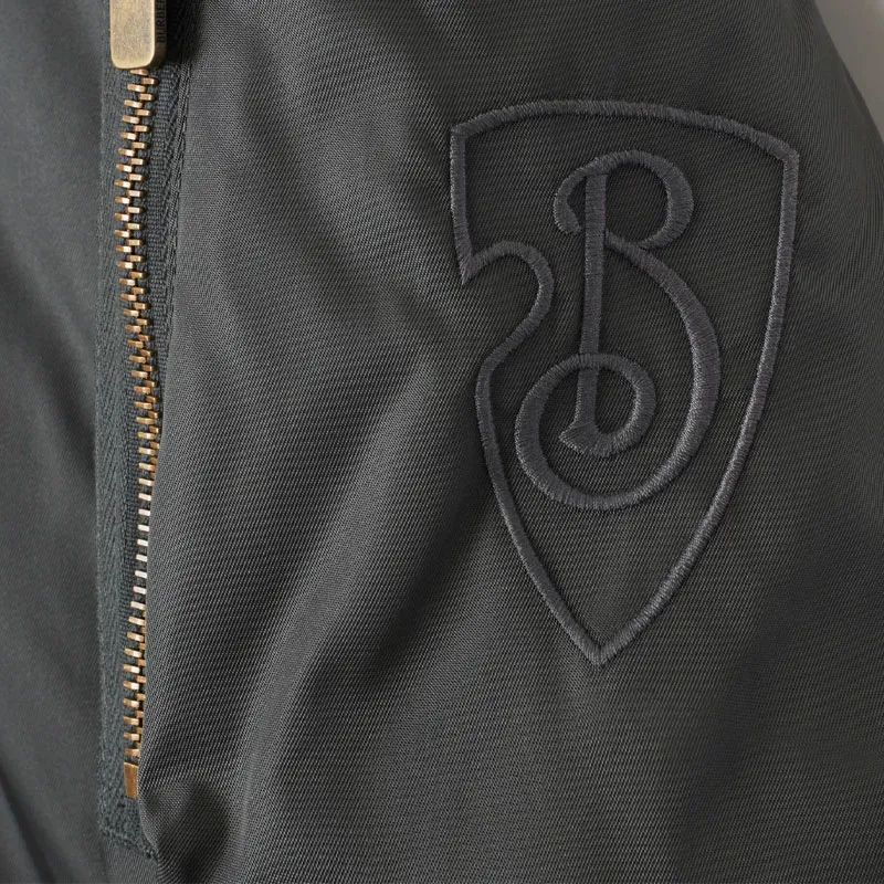 Burberry Logo Embroidered Hooded Jacket-5