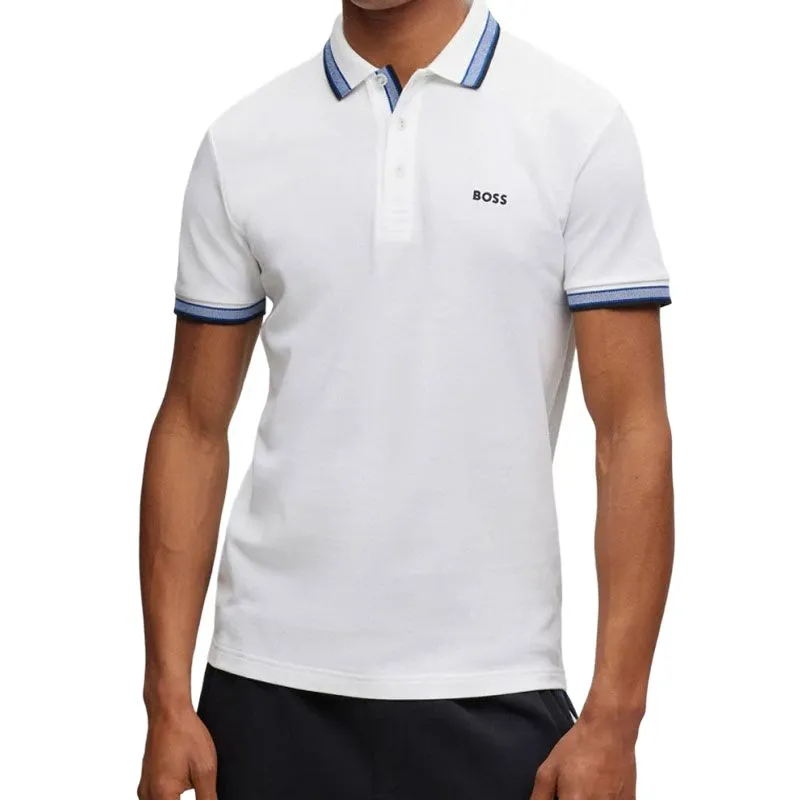 HUGO BOSS Polo Shirts Men White-2