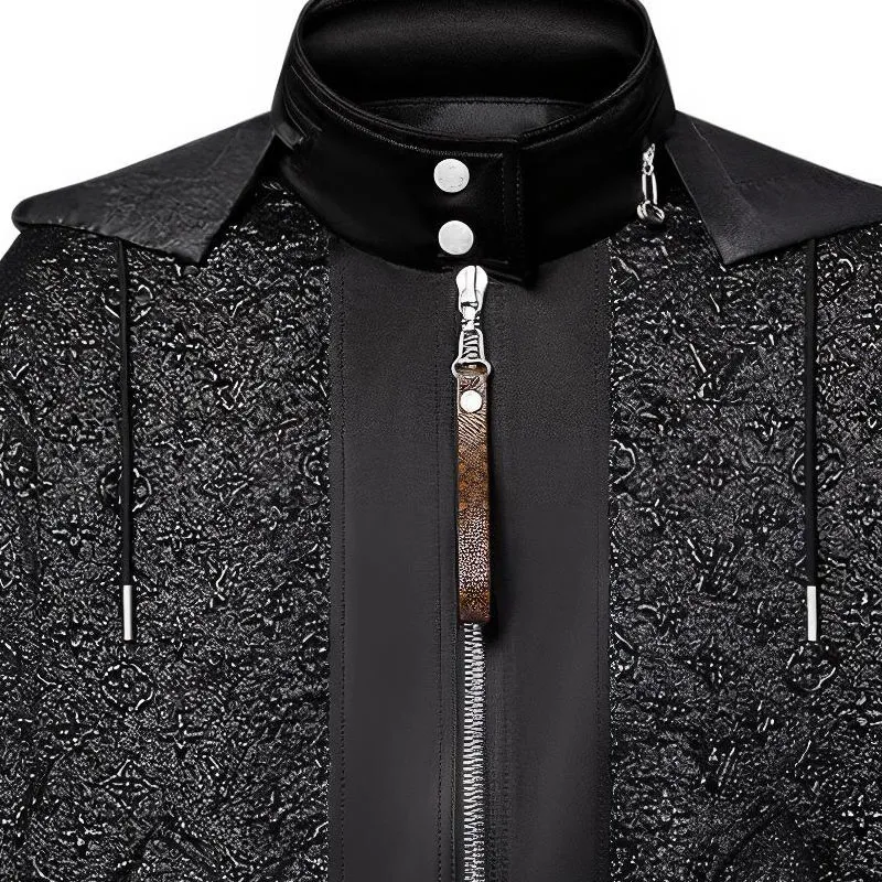 LOUIS VUITTON Monogram Jacquard Zip Up Jacket-4