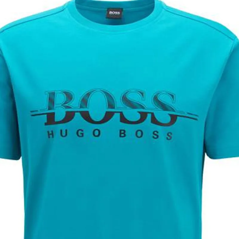 HUGO BOSS T Shirts Men Turquoises-5