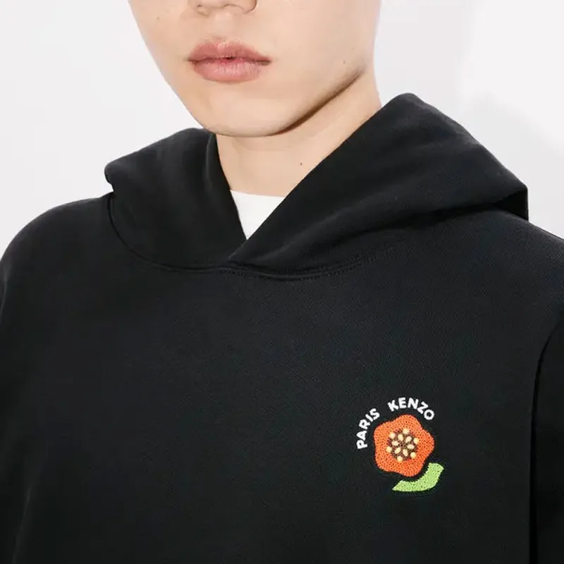 KENZO Pop Embroidered Oversized Hoodie-5