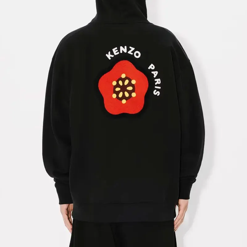 KENZO Pop Embroidered Oversized Hoodie-3