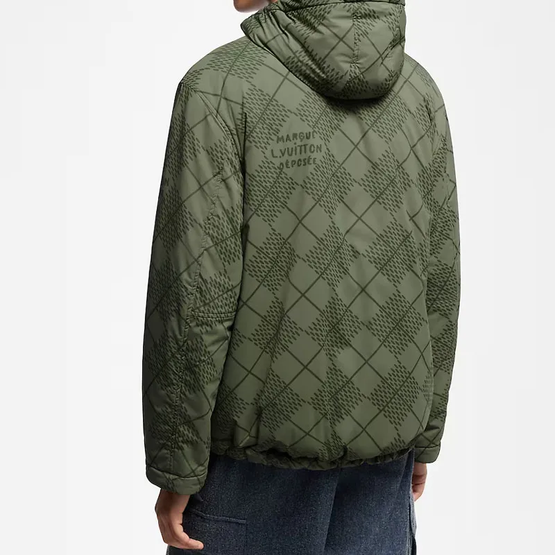 LOUIS VUITTON Reversible Nylon And Fleece Windbreaker-5