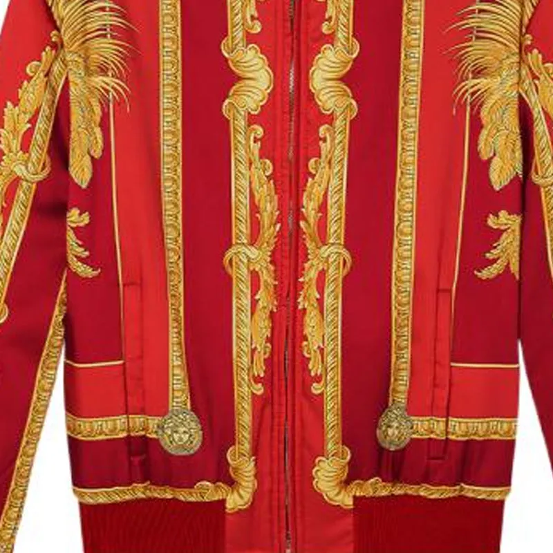 VERSACE Jackets Women's Red-5