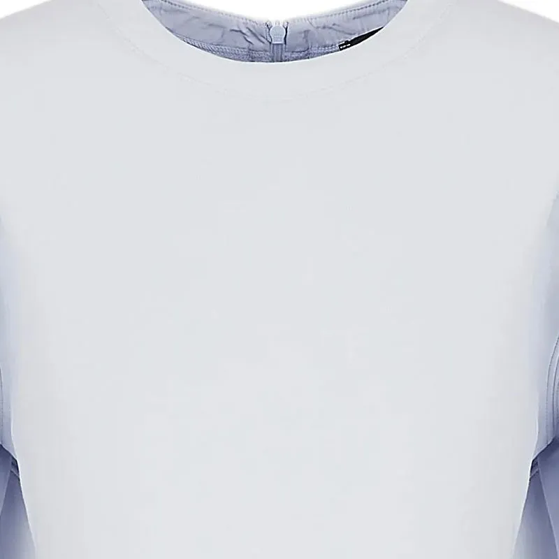 EMPORIO ARMANI Short Sleeved Dresses Women's Light Blue-5