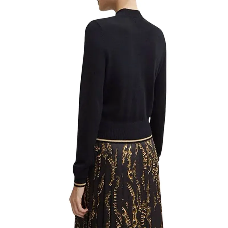 VERSACE JEANS COUTURE V Emblem Wool Jumper-3