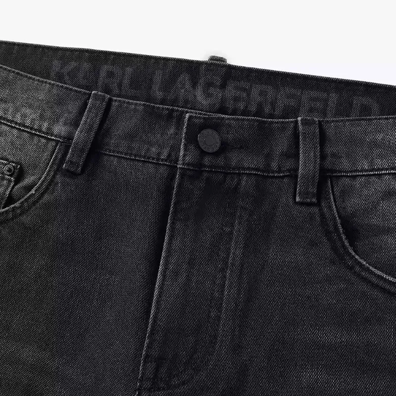 KARL LAGERFELD FW24 Jeans Men's Dark Gray-2