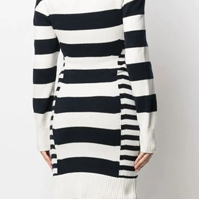 Alexander McQueen Long Sleeved Dresses Women's Black-5