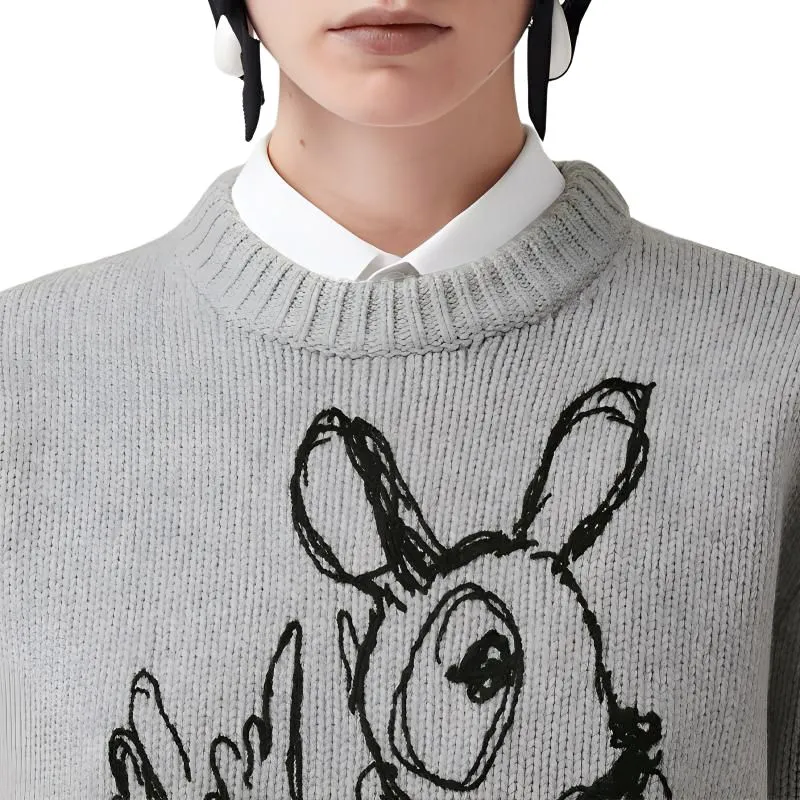 Burberry FW22 Sweater Women's Gray-3