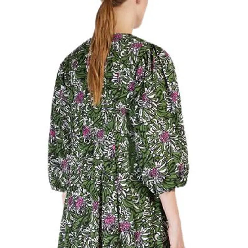 'S MAX MARA Long Sleeved Dresses Women's Green-4