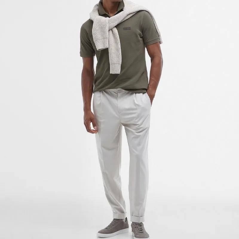 BARBOUR Polo Shirts Men Green-3