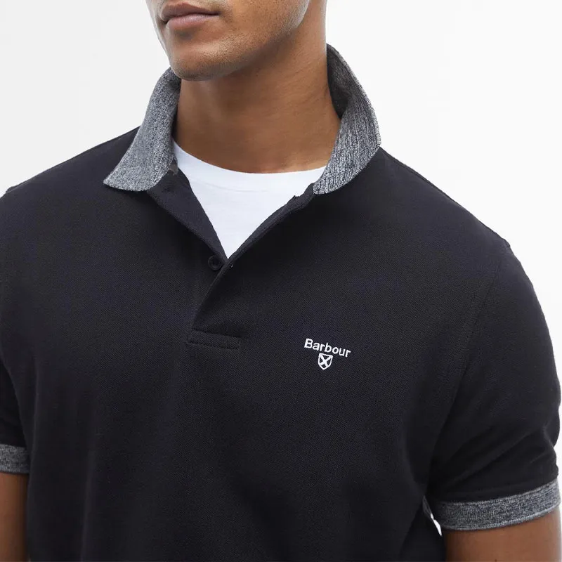 BARBOUR Polo Shirts Men Black-4