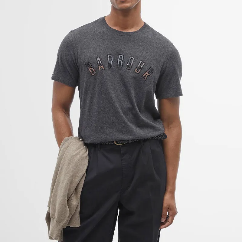 BARBOUR T-Shirts Men Gray-1