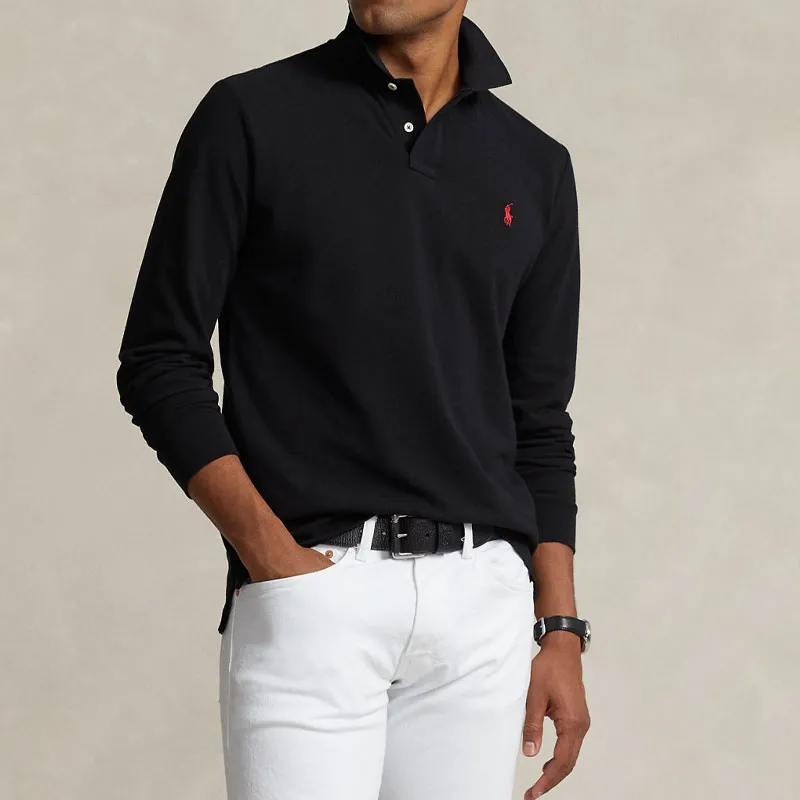 Polo Ralph Lauren FW22 Polo Shirt Men's Black-1
