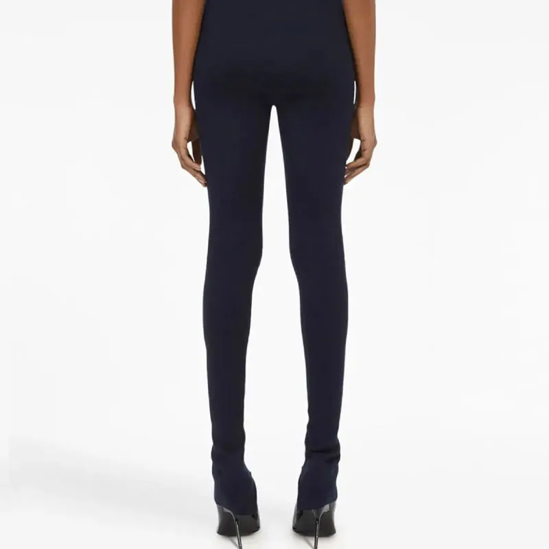 Ferragamo Logo plaque Knitted Leggings-1