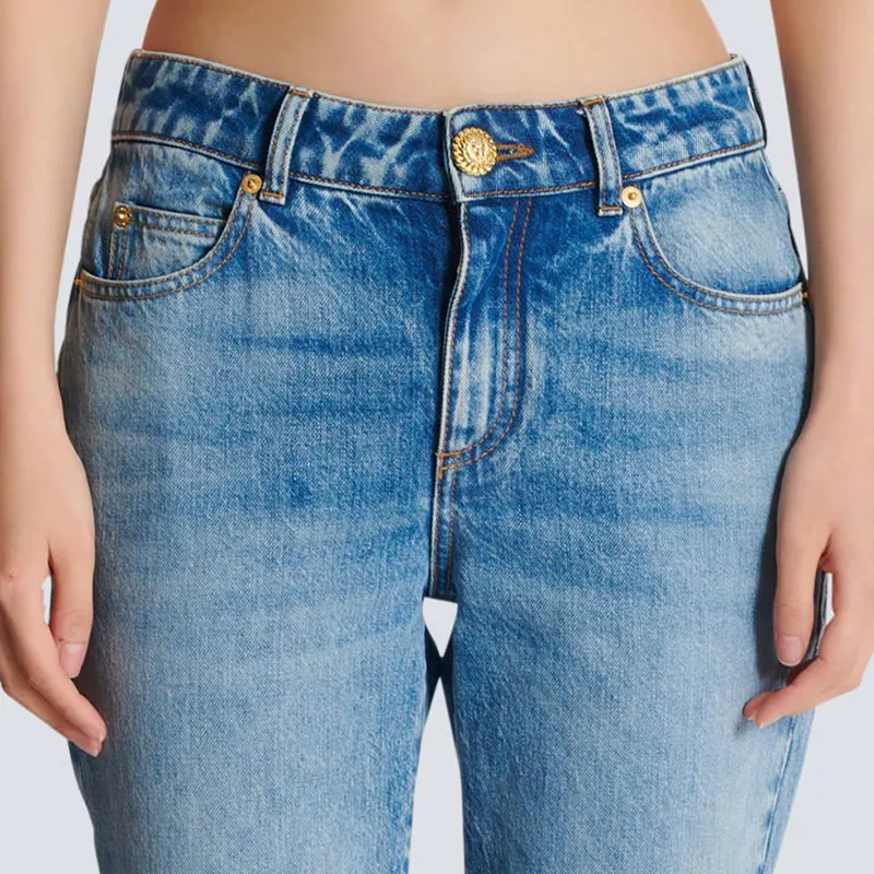 BALMAIN Vintage Flared Jeans-4