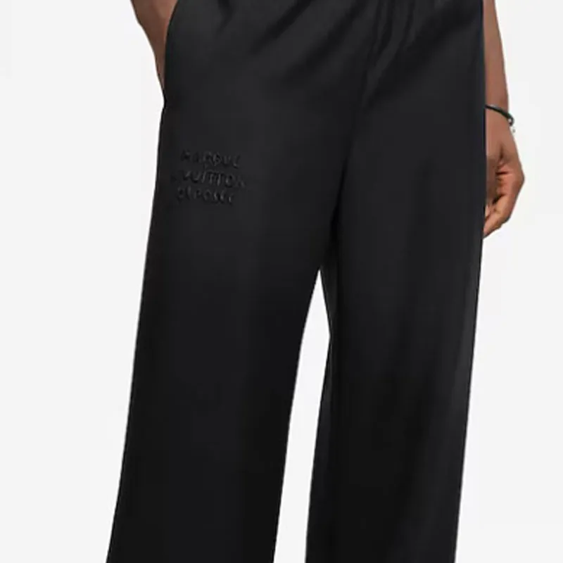 LOUIS VUITTON Drawstring Wool Pants-6