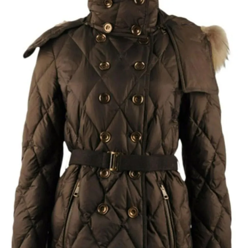 Burberry Down Jackets Women's Brown-3