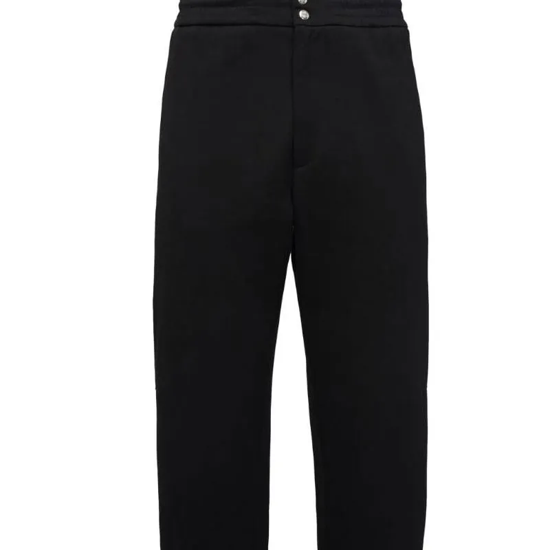Alexander McQueen Elasticated Waistband Tapered Leg Trousers-5