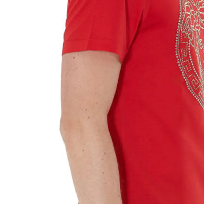 VERSACE T-Shirts Men Red-5