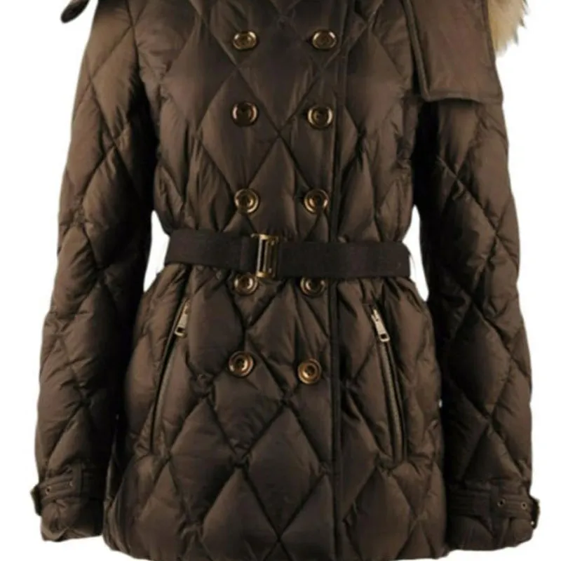 Burberry Down Jackets Women's Brown-4