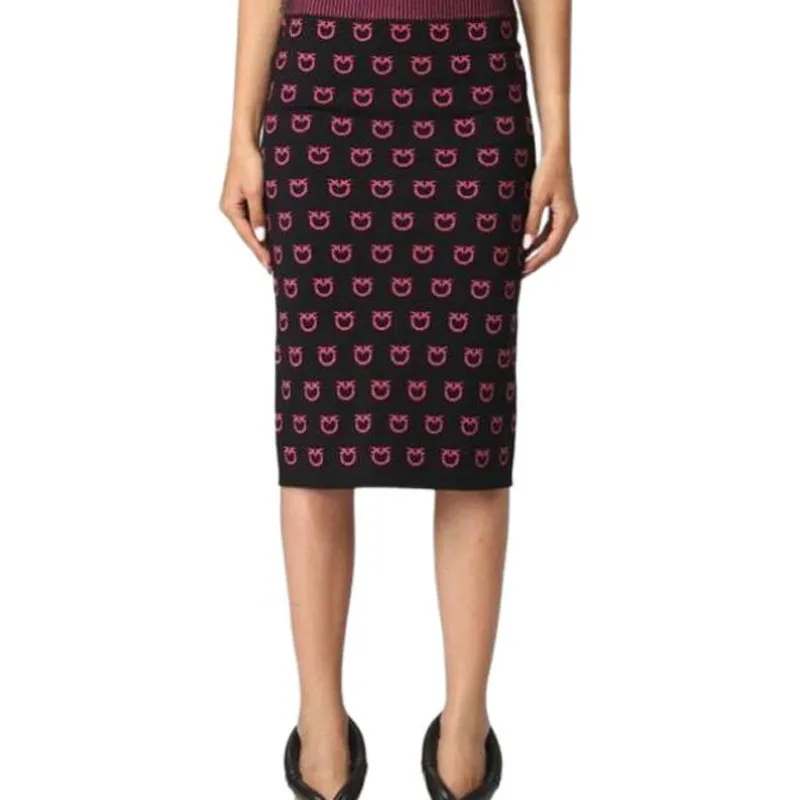PINKO Casual Short Skirts Women's Black-2