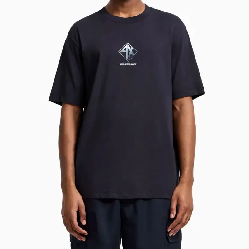 ARMANI EXCHANGEAE T Shirt Men's Dark Marine Blue-2
