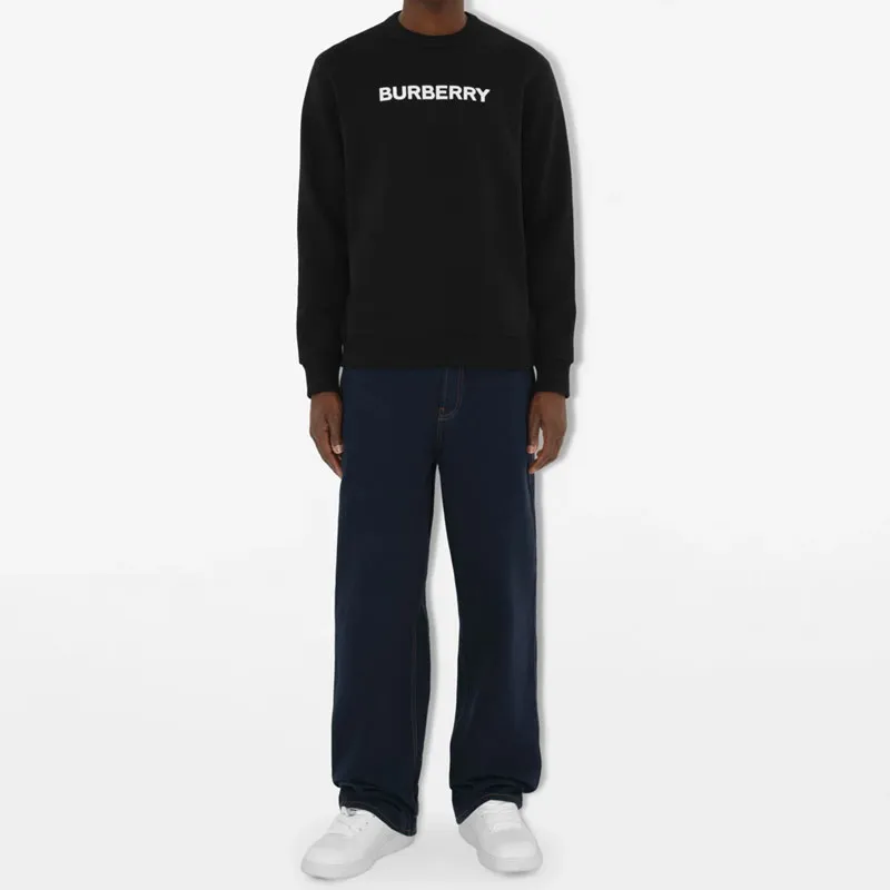 Burberry Logo Print Cotton Sweater-1