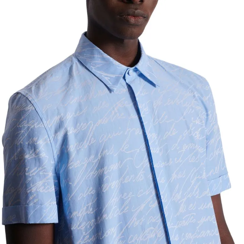 BALMAIN Jacquard 'Love Letter' Print Shirt-3