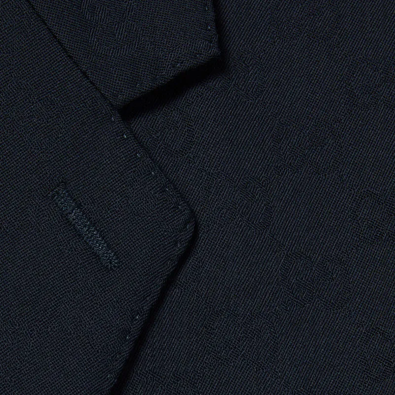 GUCCI Monogrammed Buttoned Suit-7