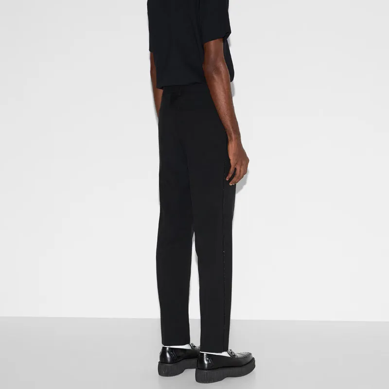 GUCCI SS25 Casual Pants Men's Black-3