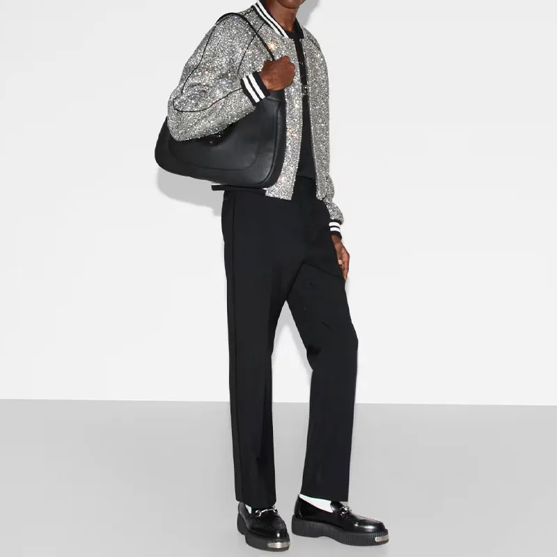 GUCCI SS25 Casual Pants Men's Black-4
