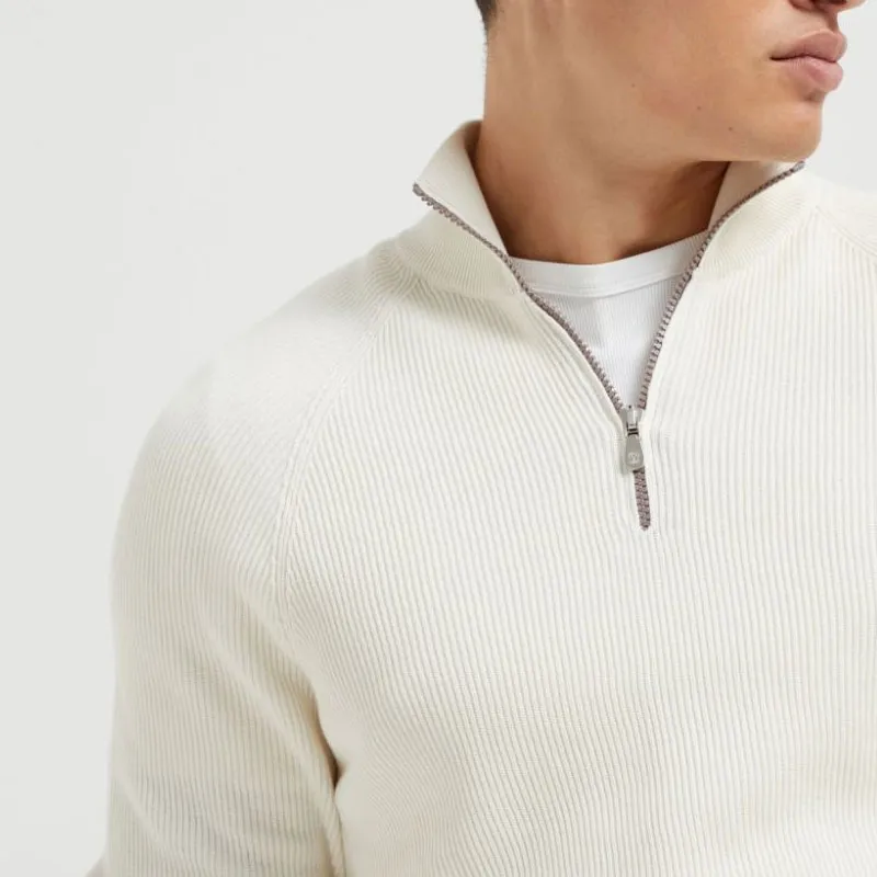 Brunello Cucinelli High Neck Knitted Jumper-5