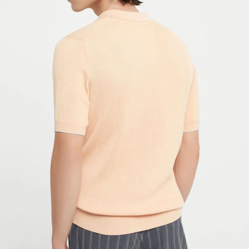 Brunello Cucinelli Fine Knitted Ribbed Polo Shirt-2