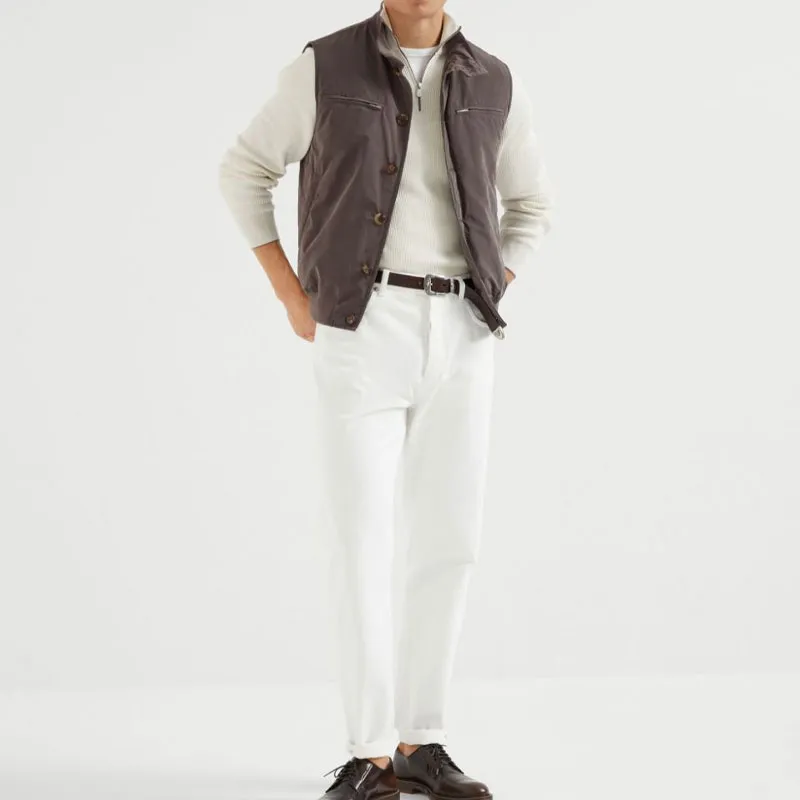 Brunello Cucinelli High Neck Knitted Jumper-1