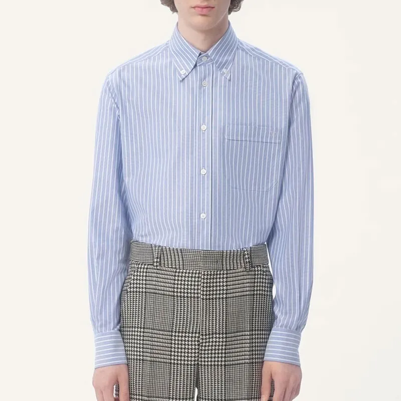 Valentino Pinstriped Long Sleeved Shirt-1