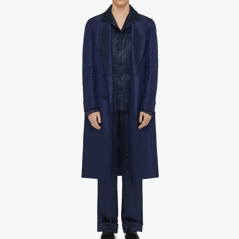Givenchy Coats Men Dark Blue-1