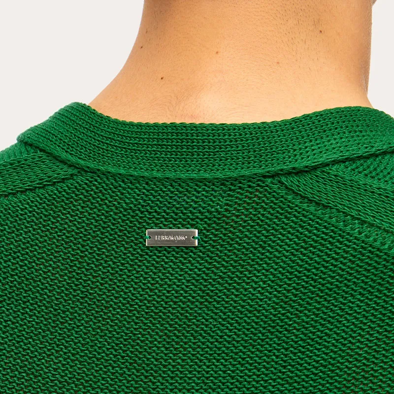 Ferragamo V-neck Cotton-blend Jumper-5