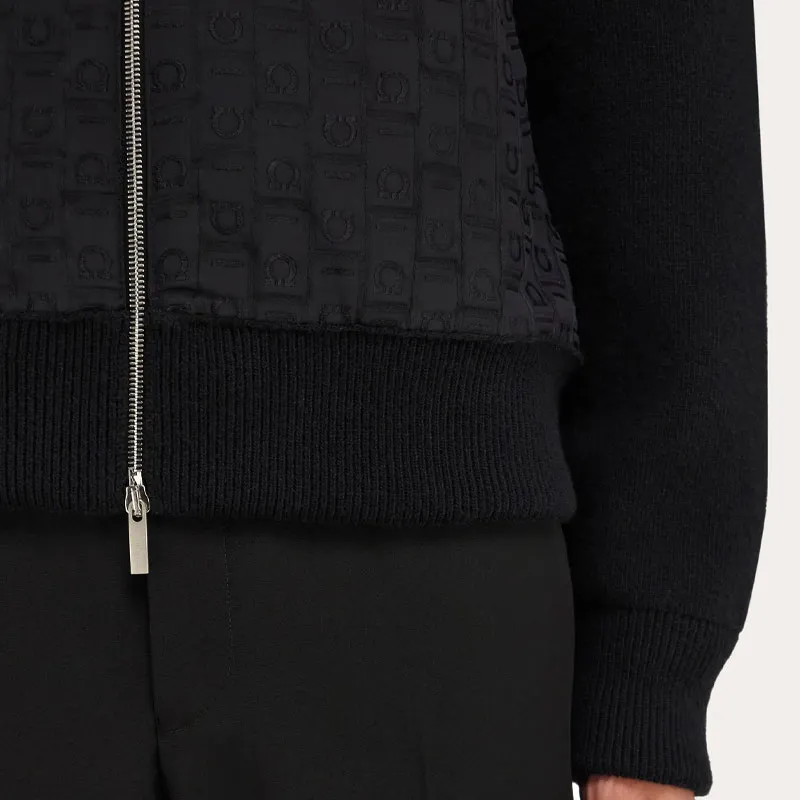 Ferragamo Knitted Bomber Jacket-5