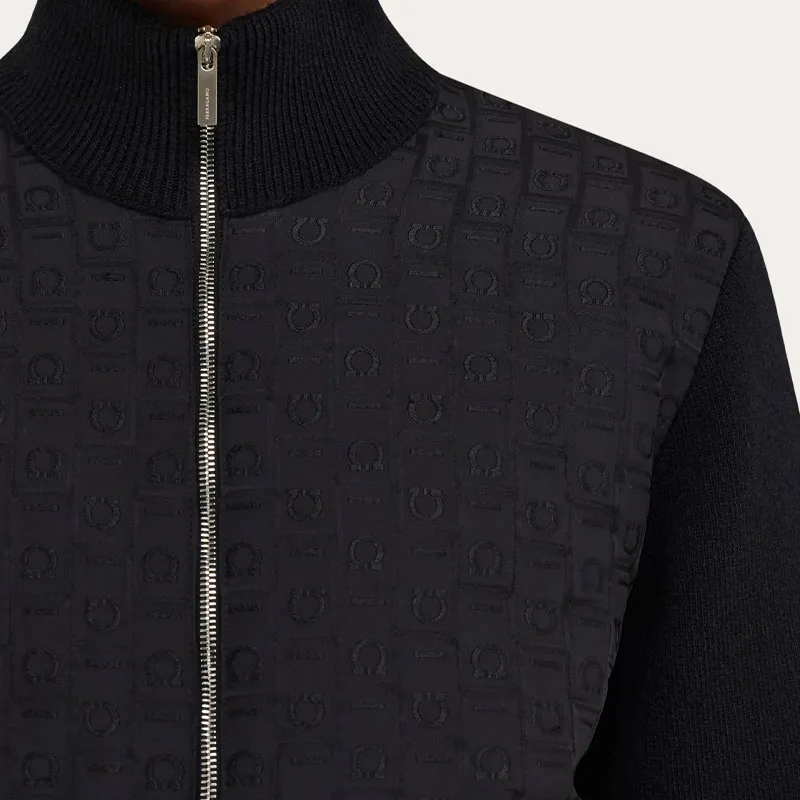 Ferragamo Knitted Bomber Jacket-4