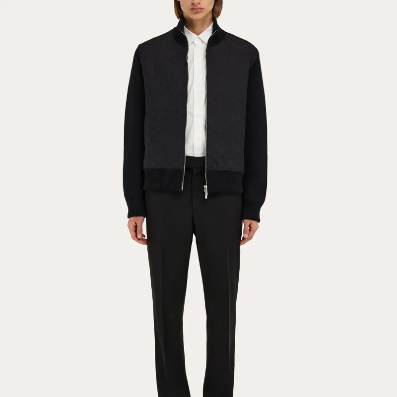 Ferragamo Knitted Bomber Jacket-3