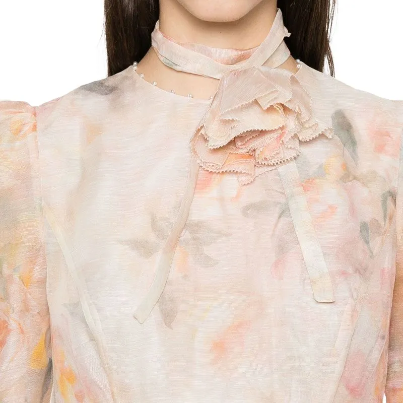 Zimmermann Crush Flower Mini Dress-4