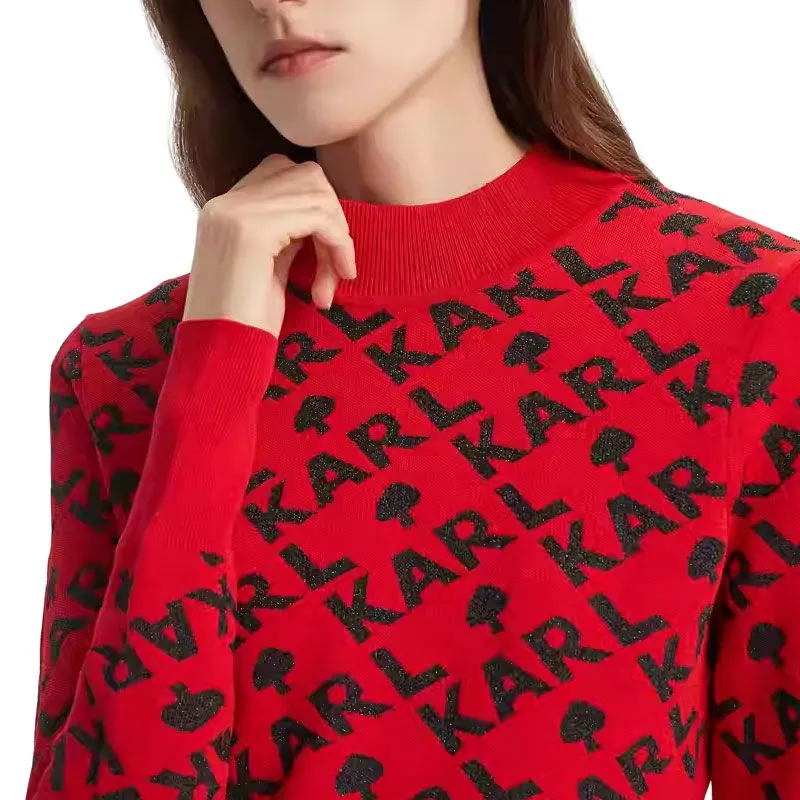 KARL LAGERFELD Knitwear Women's Red-4