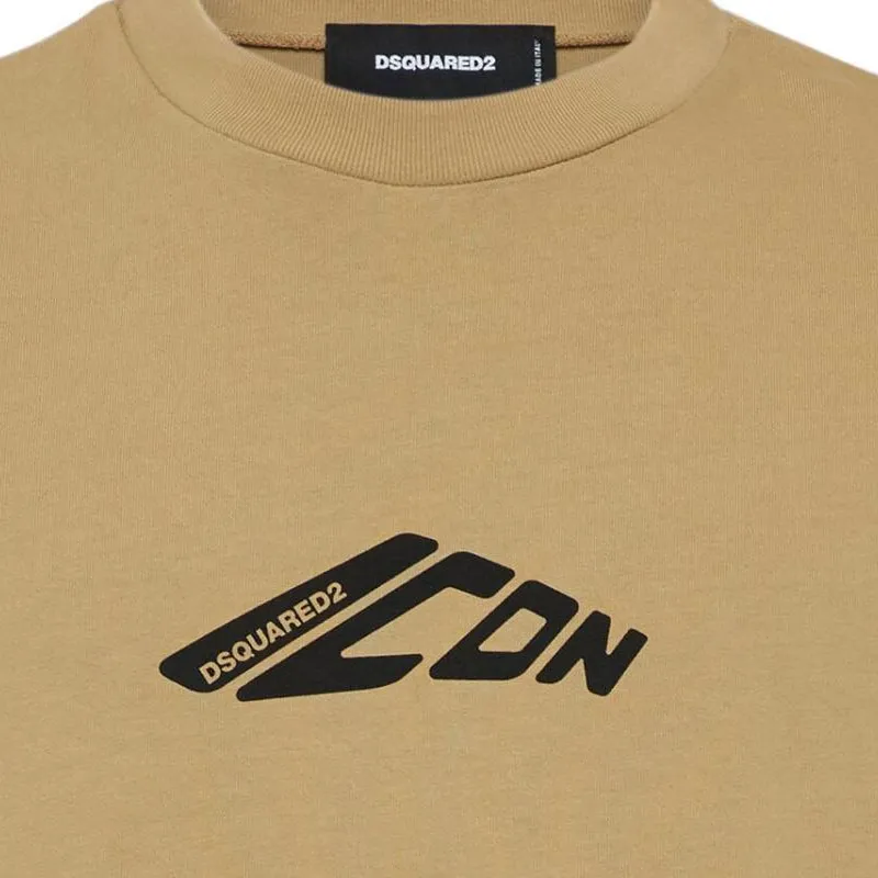 Dsquared2 Icon Logo Printed Crewneck T Shirt-2