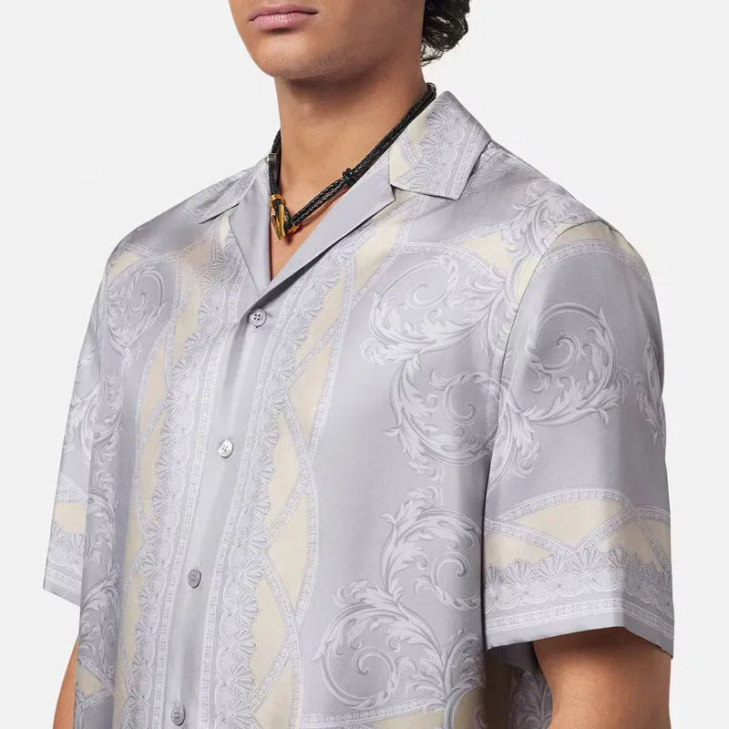 VERSACE La Coupe Des Dieux Silk Shirt-4