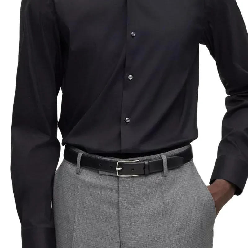 Boss Spread collar Button up Shirt-4
